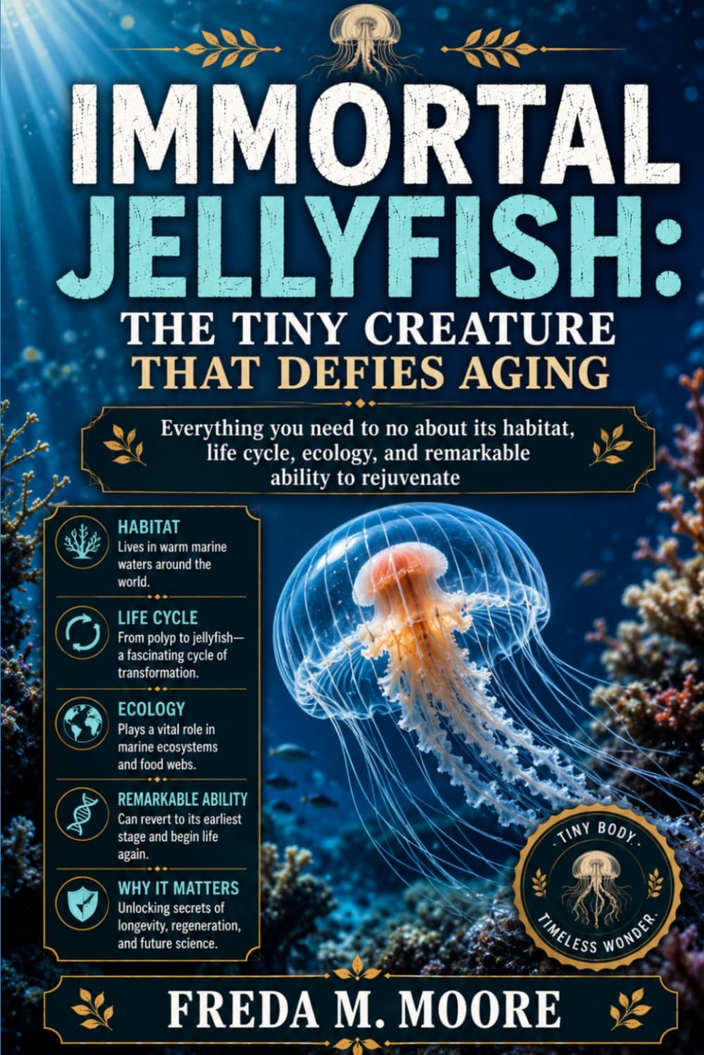 IMMORTAL JELLYFISH: THE TINY CREATURE THAT DEFIES AGING: Everything you need to no about its habitat, life cycle, ecology, and remarkable ability to rejuvenate