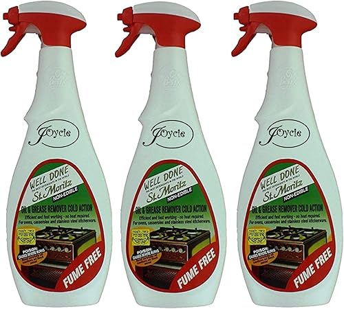 WELL DONE ST. MORITZ Eliminador de aceite y grasa Cold Action Kosher para Pascua 27 oz (paquete de 3)