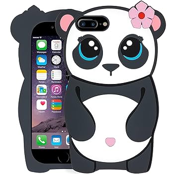 Amazon.com: Dumkery Cute Panda 3D Cartoon Soft Silicone