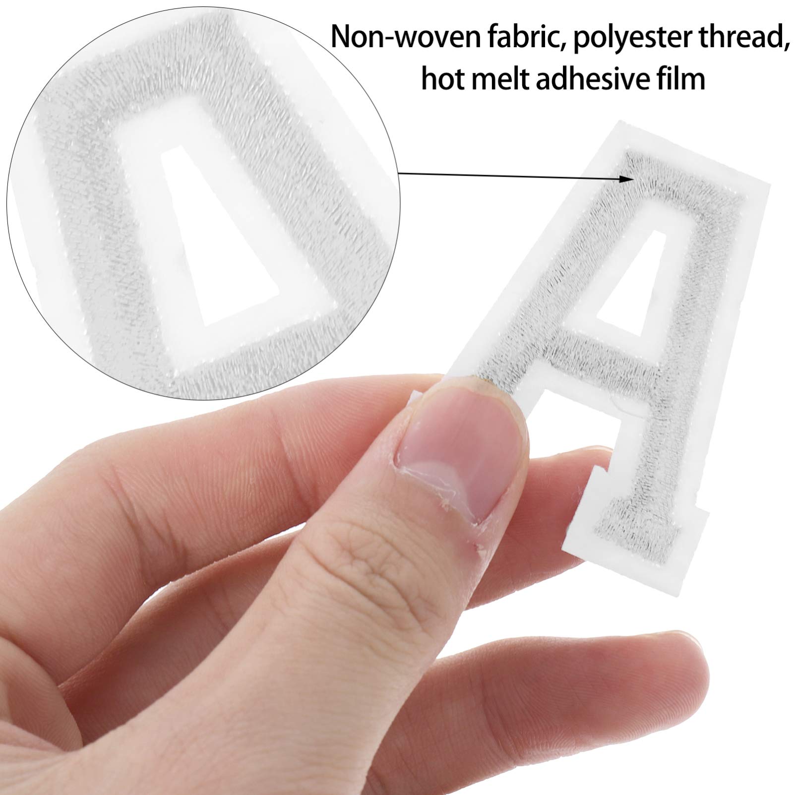 6sets Toppe Ricamate Adesive Patches Termoadesivi Per Abbigliamento e Borse Per Decorazioni Te Facile Applicare o Cucitura