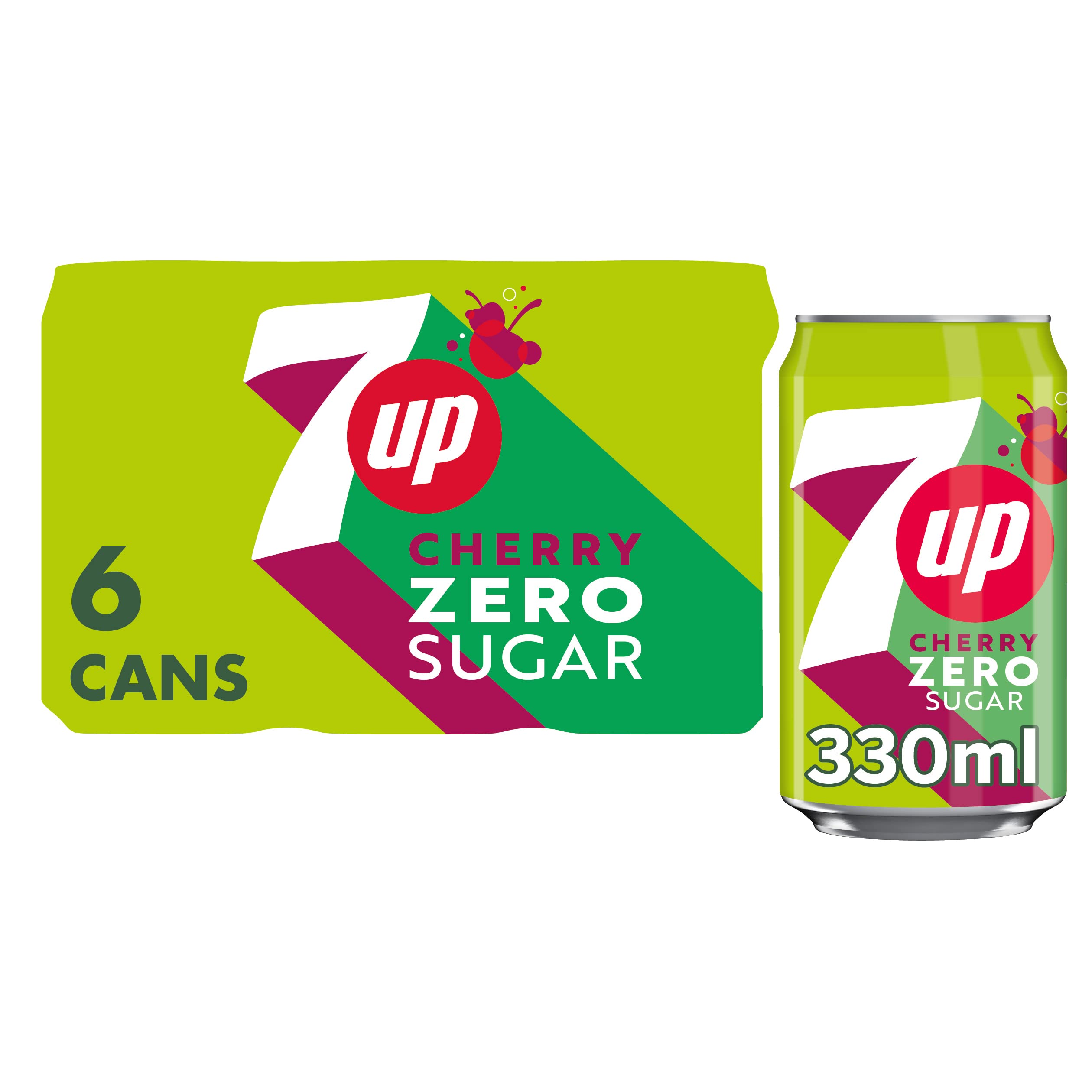 Zero Cherry 330ml Can (Pack of 6)