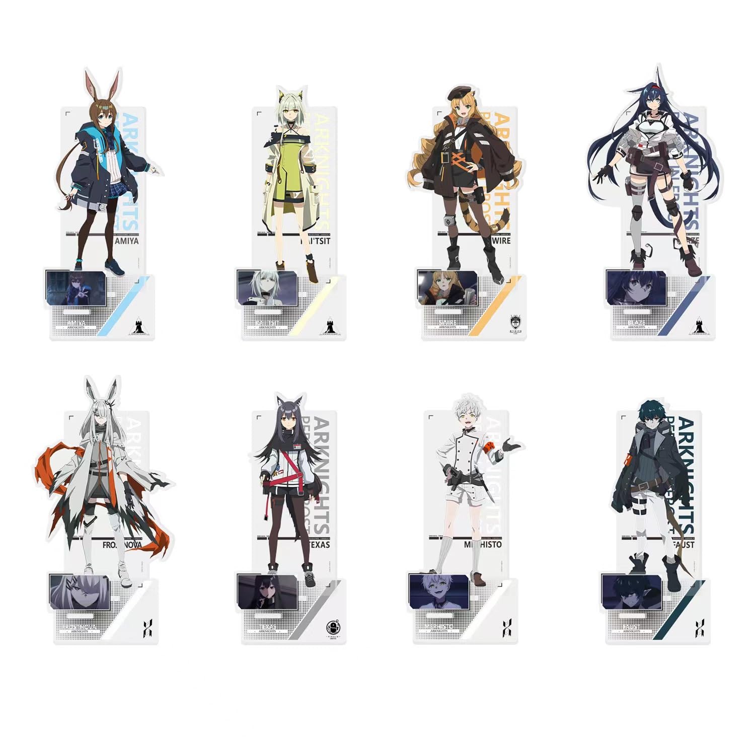 アークナイツ4周年　会場限定　特製コースター　アクリルスタンド　全11種類セット アークナイツ 4th Anniversary Fes. 「For you」特設サイト