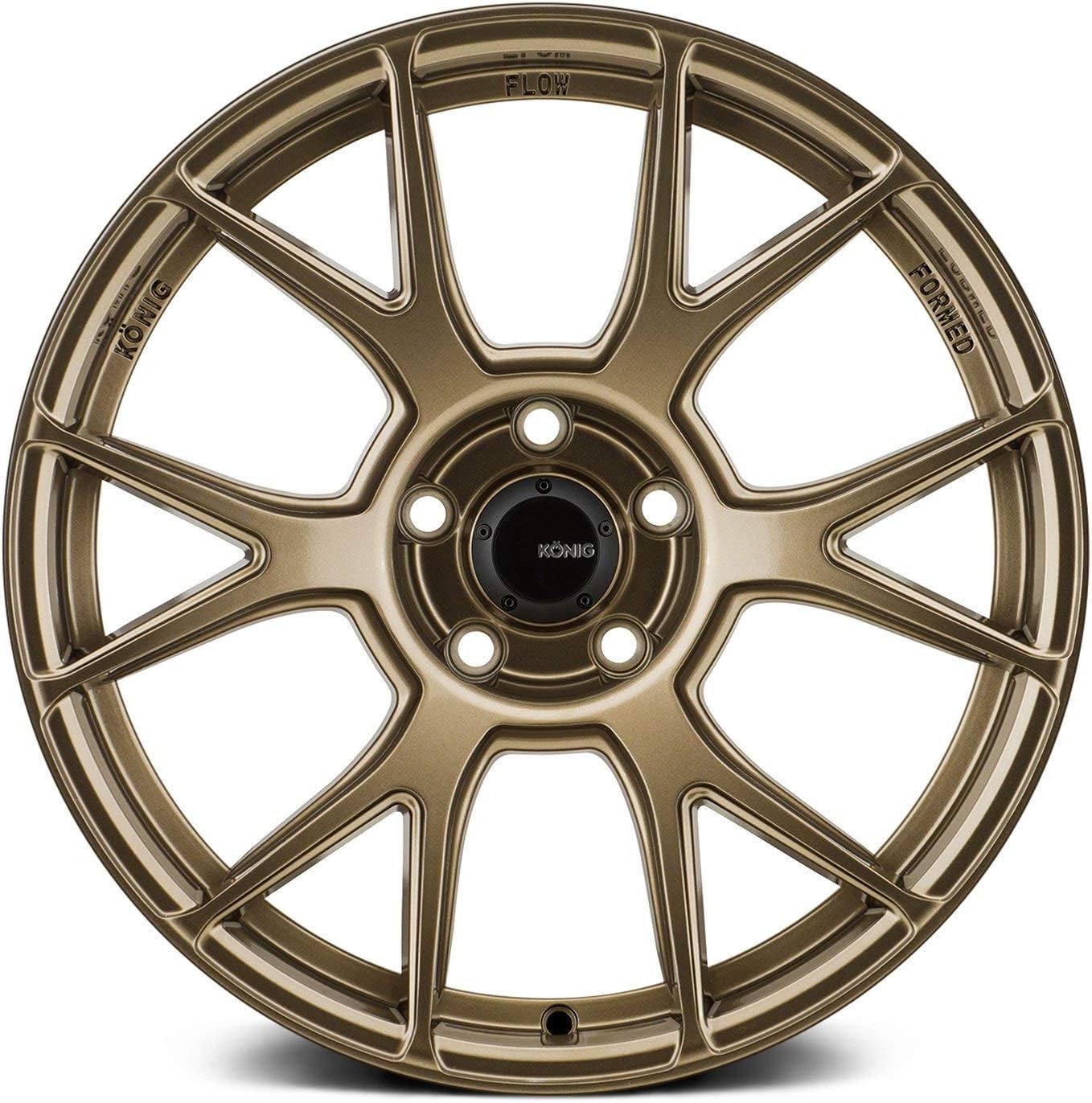 Konig 56BZ AMPLIFORM Bronze Wheel with Gloss (0 x 8.5 inches /5 x 114 mm, 45 mm Offset)