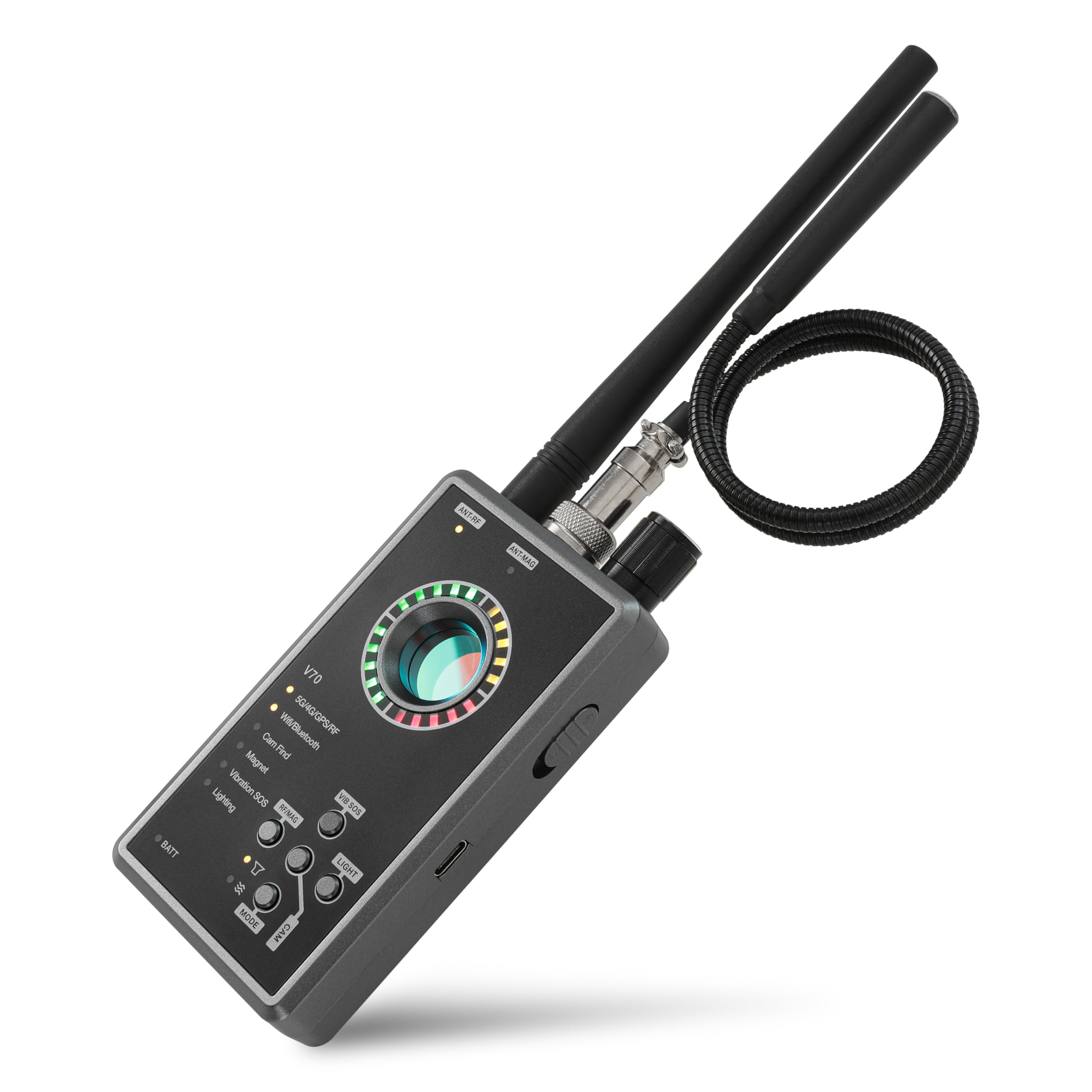 Photo 1 of Aetnus V70 Hidden Camera Detectors & Bug Detector, Auto-IR Night Vision Lens Finder for Hotel Safety Devices, Anti Spy Listening Device & GPS Tracker Detector for Car, 1MHz-12GHz