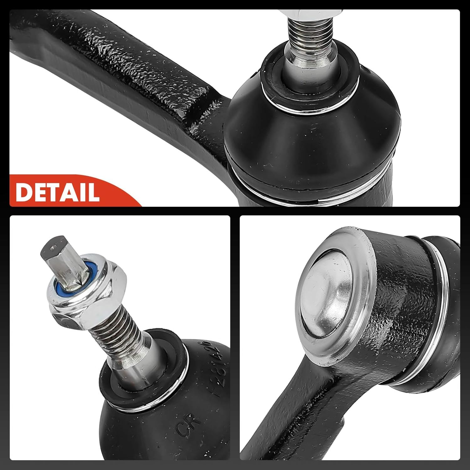 A-Premium 2 x Front Outer Tie Rod Ends, Compatible with Fiat 500L 2014-2020