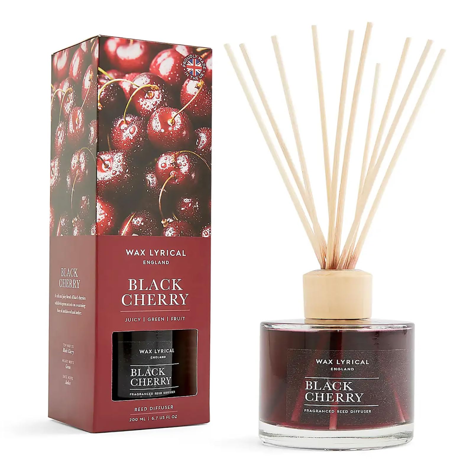 WAX LYRICAL Black Cherry Scented Reed Diffuser 200ml