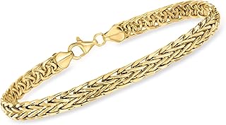 Sponsored Ad - Ross-Simons 18kt Yellow Gold Wheat-Link Bracelet