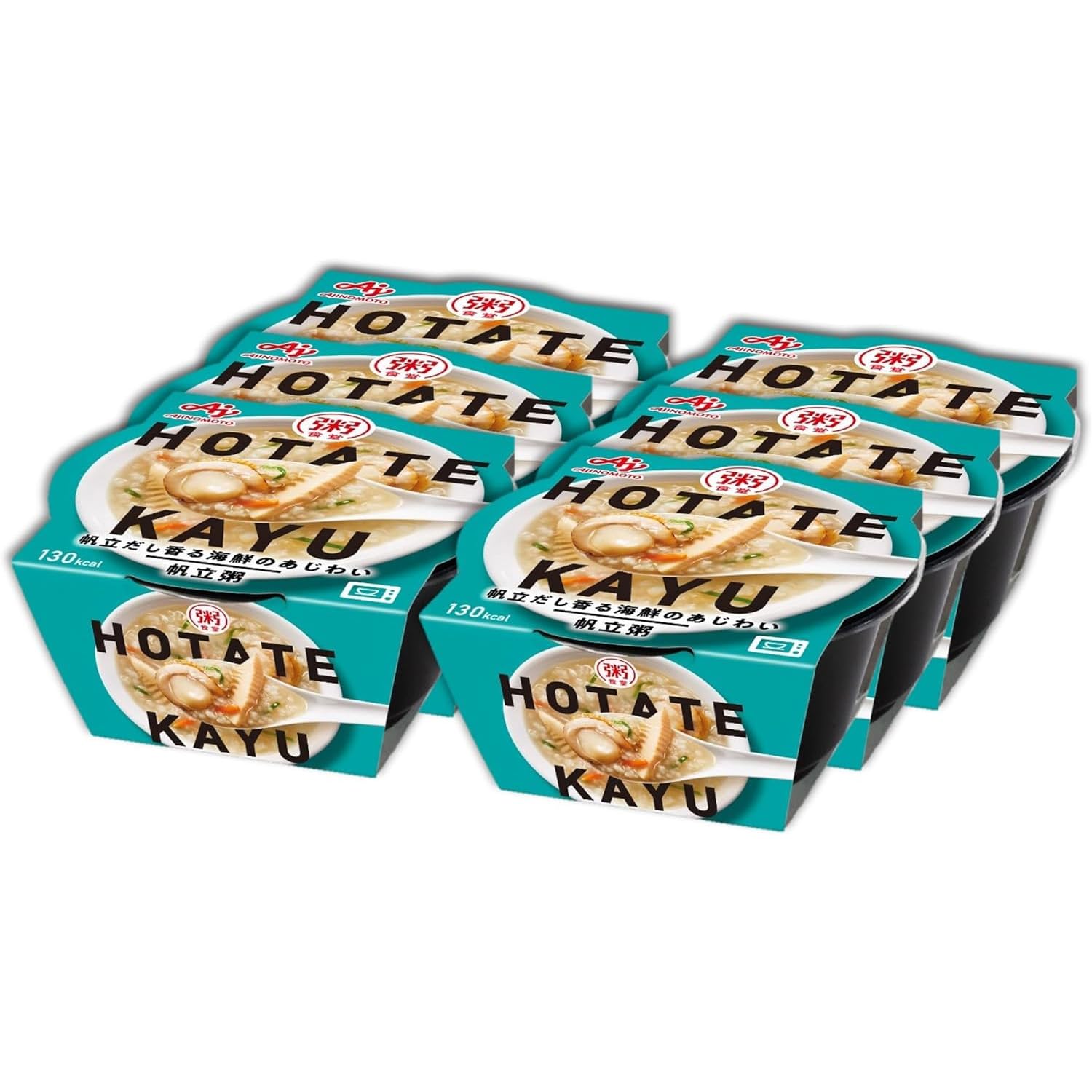 Amazon.co.jp: 味の素 粥食堂 帆立粥 250gカップ×6 おかゆ レンジ調理