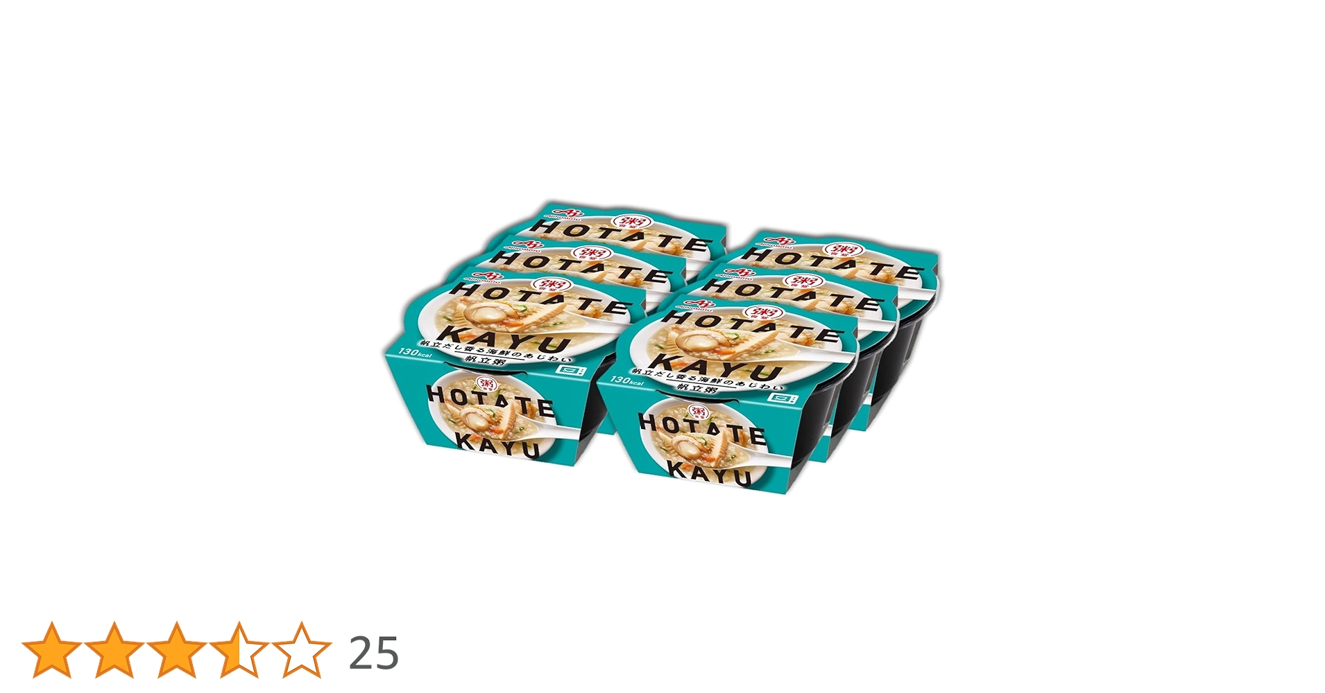 Amazon.co.jp: 味の素 粥食堂 帆立粥 250gカップ×6 おかゆ