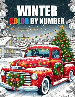 Christmas Color By Number For Adults Picks collage image 1