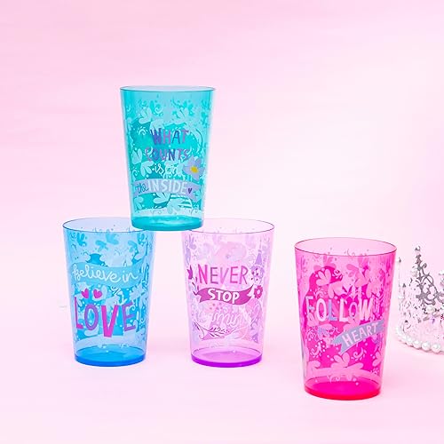 Miniatura 43 de Zak Designs DreamWorks Gabby's Dollhouse - Juego de vasos anidables para casa de muñecas, vasos de plástico sin BPA de 14.5 onzas, paquete de 4 Casa