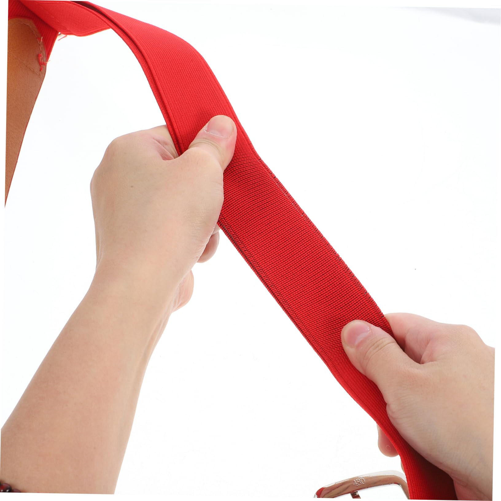YARNOW Ceinture Élastique Pantalon Baseball Blanc Acier Homme