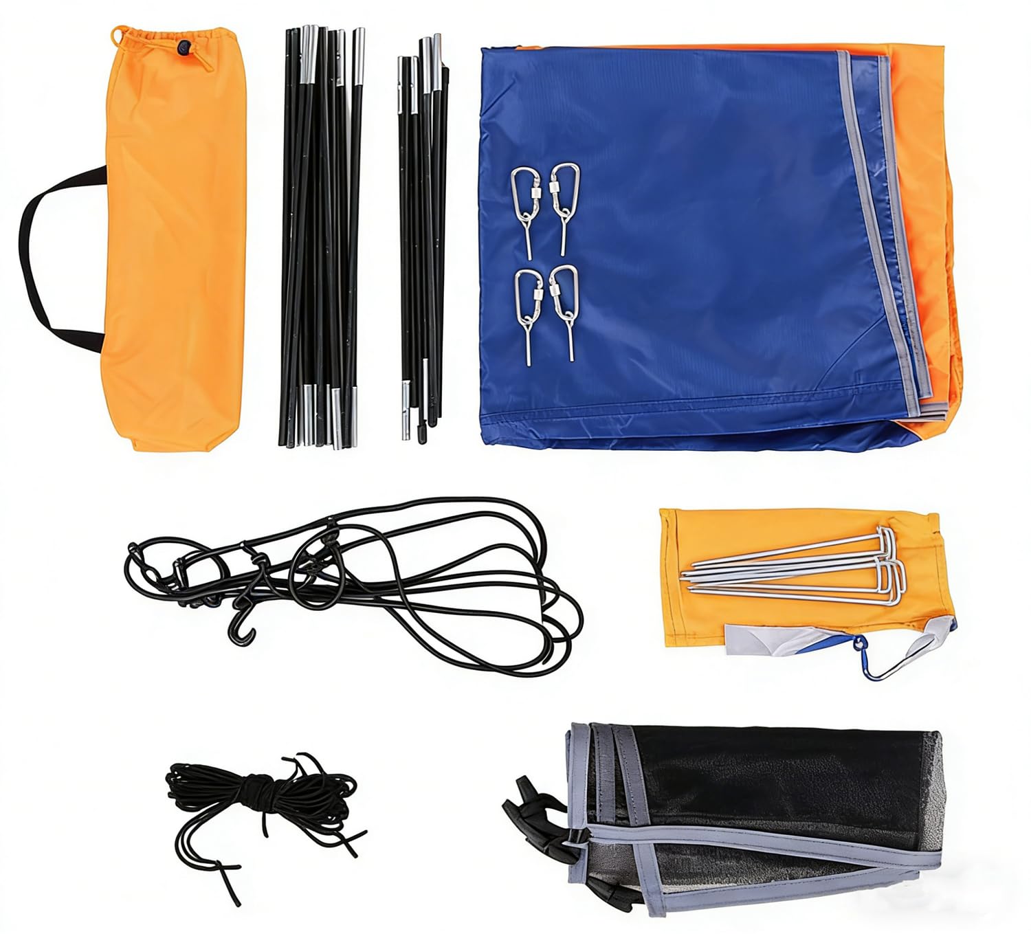 Parasole gonfiabile per barca, impermeabile e antistrappo, pieghevole e portatile, per 4-5 persone, tenda universale adatta per kayak