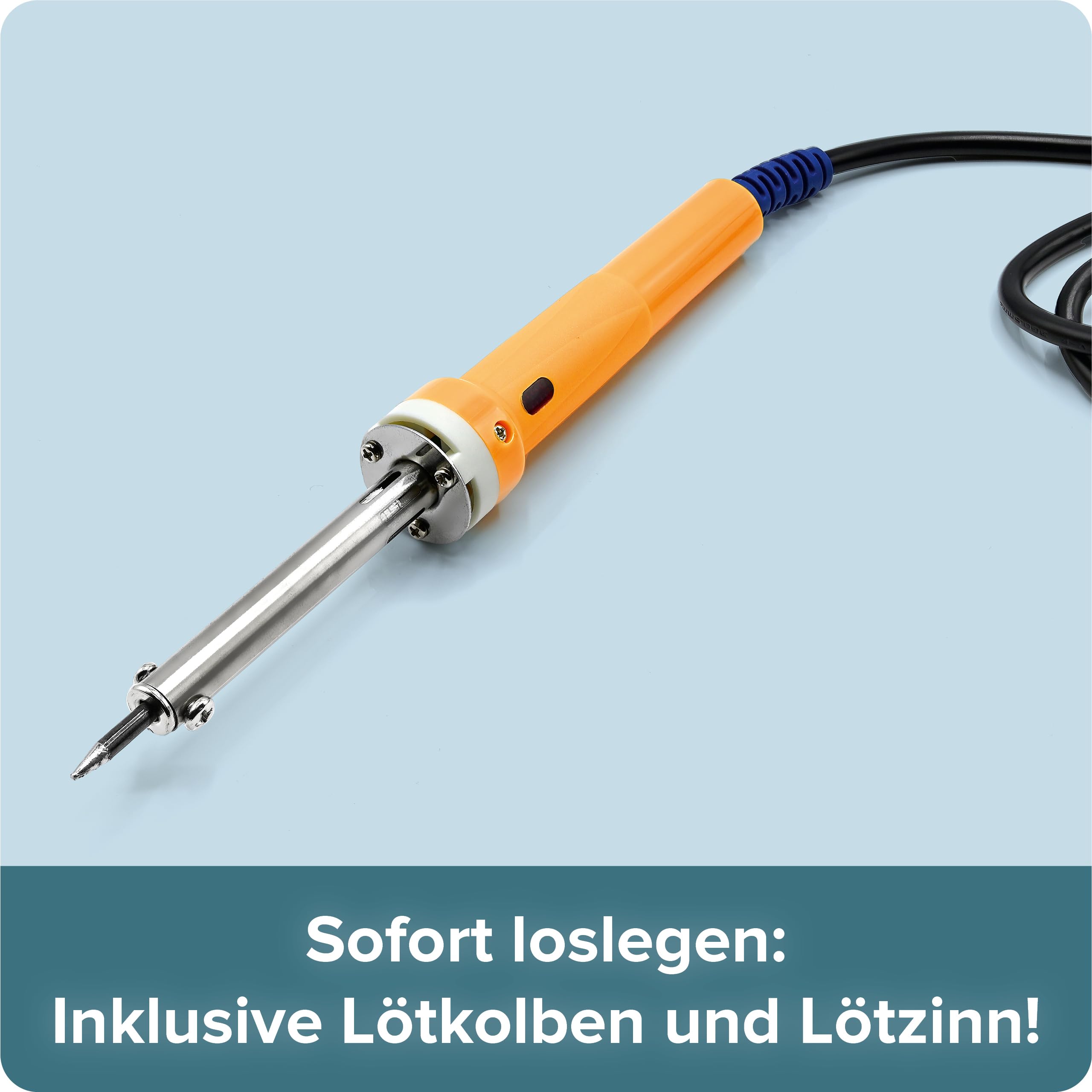 Franzis 67189 - Das große Starterset, die Roboter-Lötwerkstatt, lerne löten und baue deinen eigenen Roboter, inkl. Lötkolben und Handbuch, Mehrfarbig