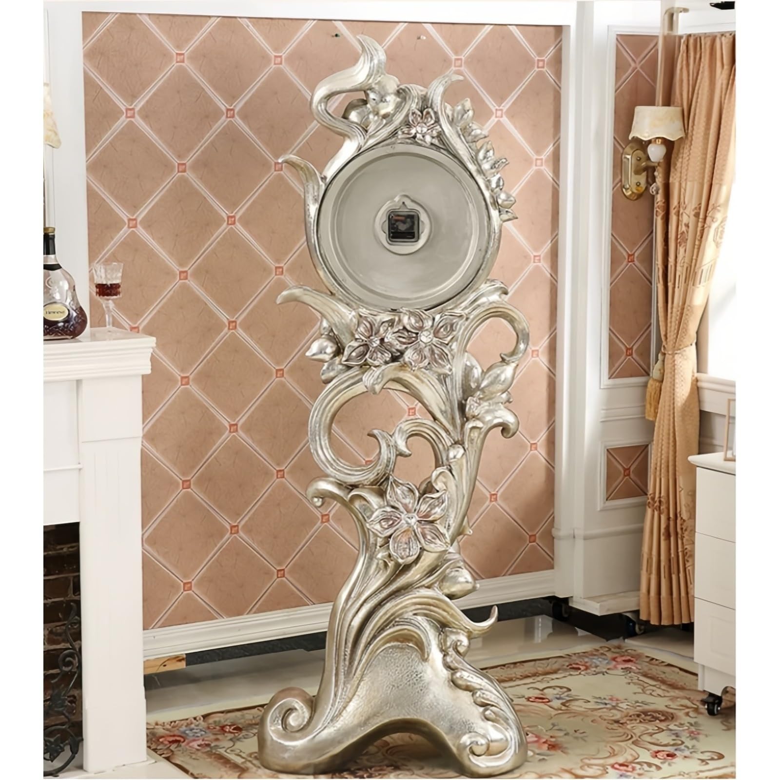 Decorativo Reloj de pie Estilo Europeo silencioso para la Oficina