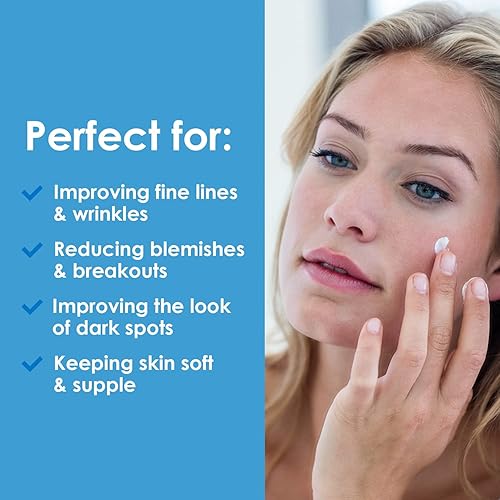 Miniatura 3 de Crema de retinol para la cara, la mejor crema hidratante de piel para cara y cuello, ayuda con la piel seca, firmeza y tono de piel | Fabricado con