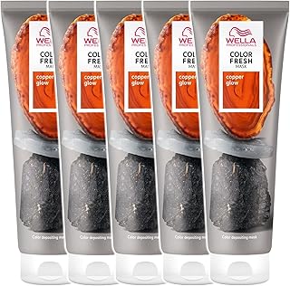 Wella Professionals Color Fresh Mask Copper Glow - Mascarilla (5 unidades, 150 ml)