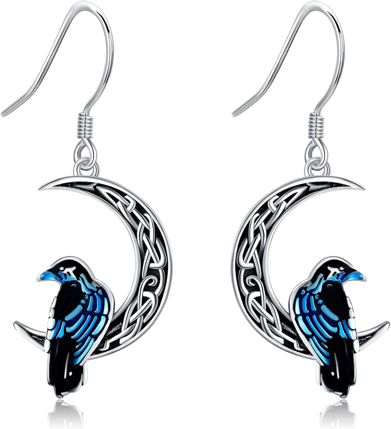 S925 Sterling Silver Animal Dangle Earrings Elephant/Raven/Bee/Dragonfly/Lizard/Frog/Capybara/Squirrel/Bird/Greyhound/Moth/Snake Gifts For Women Female