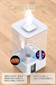 【動作確認のみで新品】Luwior 除菌加湿器　超音波で水で滅菌できる！ 楽天市場】加湿器 卓上 除菌加湿器 第二代 Luwior 電解水除菌 超
