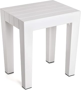 Tatay Lombok Stool, White