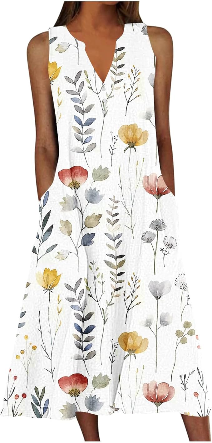 Set: Sleeveless One-Shoulder Plain Maxi A-Line Dress + Flower Choker main image 1
