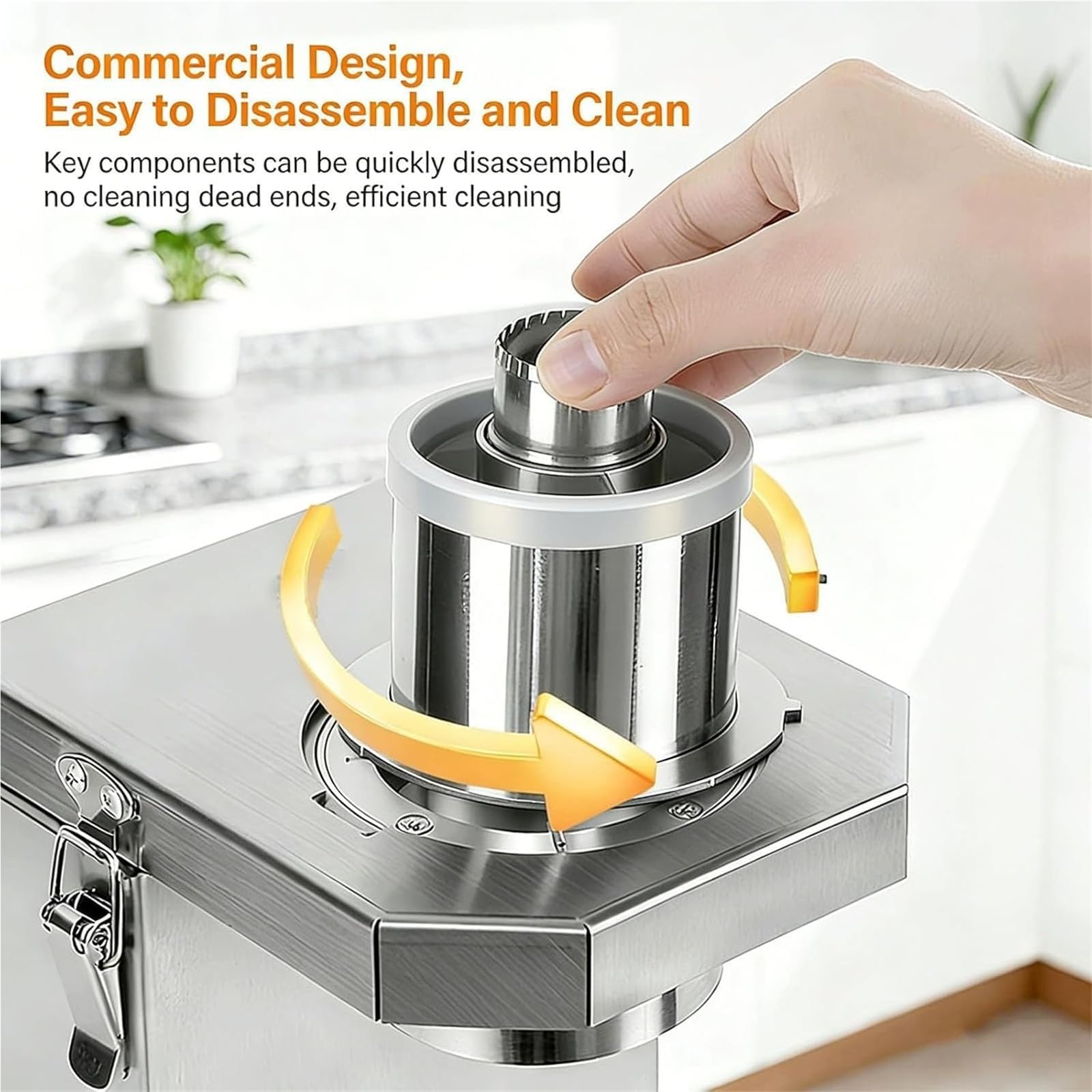Macchina elettrica trebbiatrice per mais, spogliarellista automatica con ugello di alimentazione da 6,5 cm, lama rimovibile per mais fresco e cotto, gadget essenziale da cucina