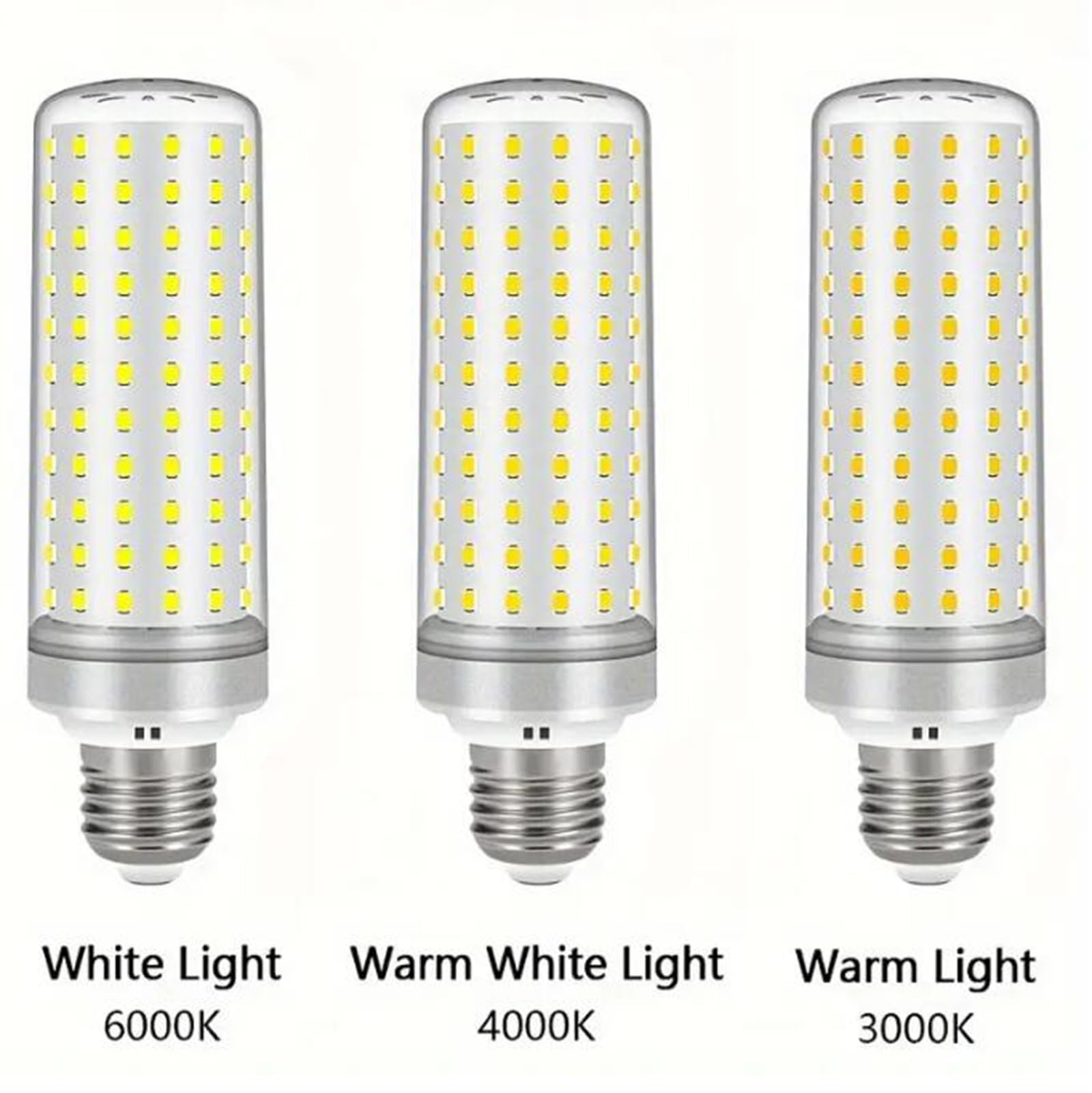 Bombilla LED E26 40w Equivalente 200w Iluminación Ahorro De Energía 110v-220v 3500 Lm Sin Parpadeo No Regulable Uso Doméstico Interior Bombillas(E26 40W warm white 3000K)