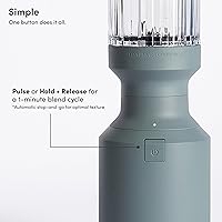 Vista 4 de The Beast Mini Blender Mini Countertop Kitchen Blender Blend Smoothies and Shakes, Dressings, Sauces, Dips Straw Cap and Straws Included Mist