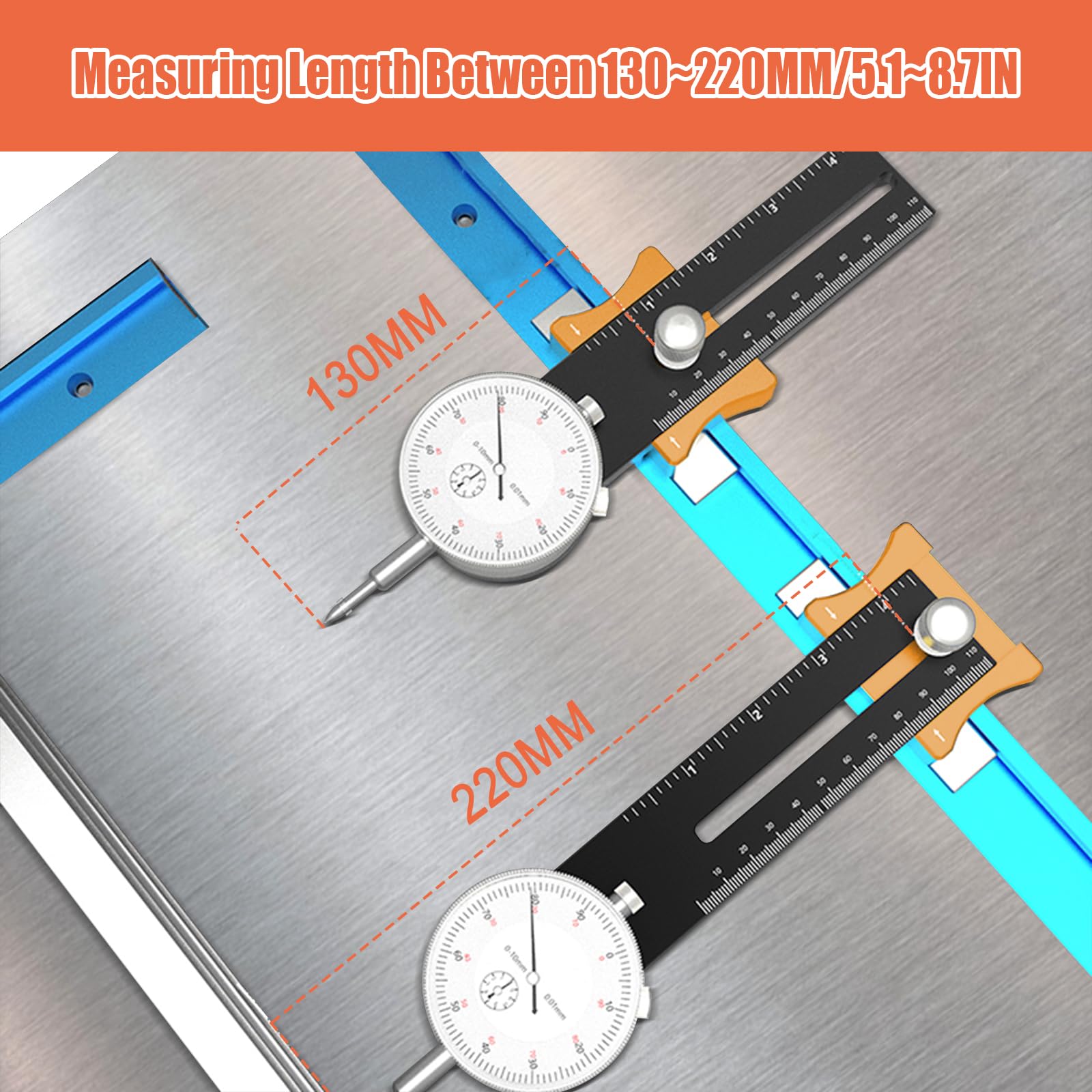 Woodworking Measuring Tool Table Saw Calibrator - 0.01mm Precision ...