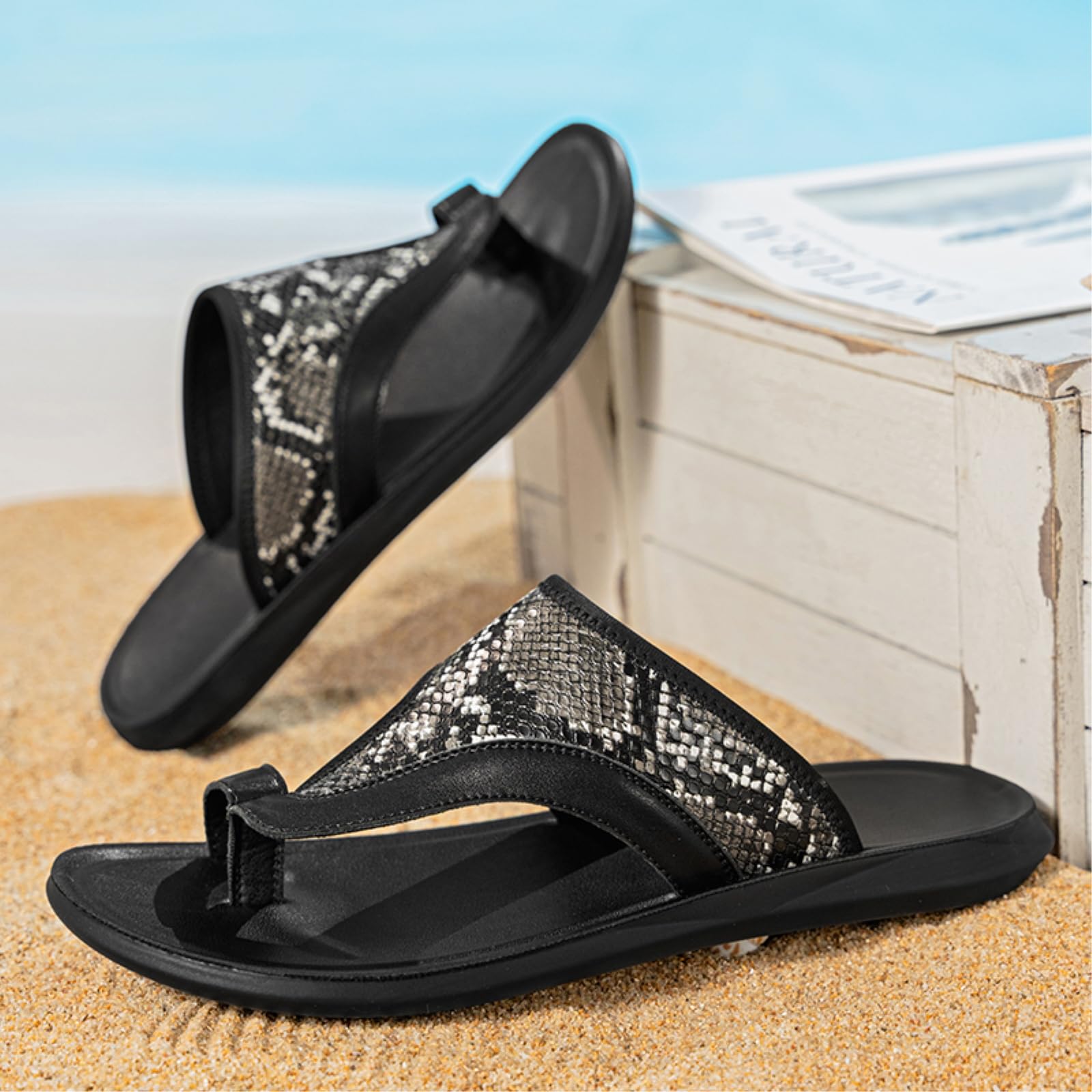 Chanclas Sandalias Suaves Plataformas De Luz La Plantilla Blanca Antideslizante Deslizamiento En Hombres Calle Playa Verano Diario Desgaste Casual-white-46