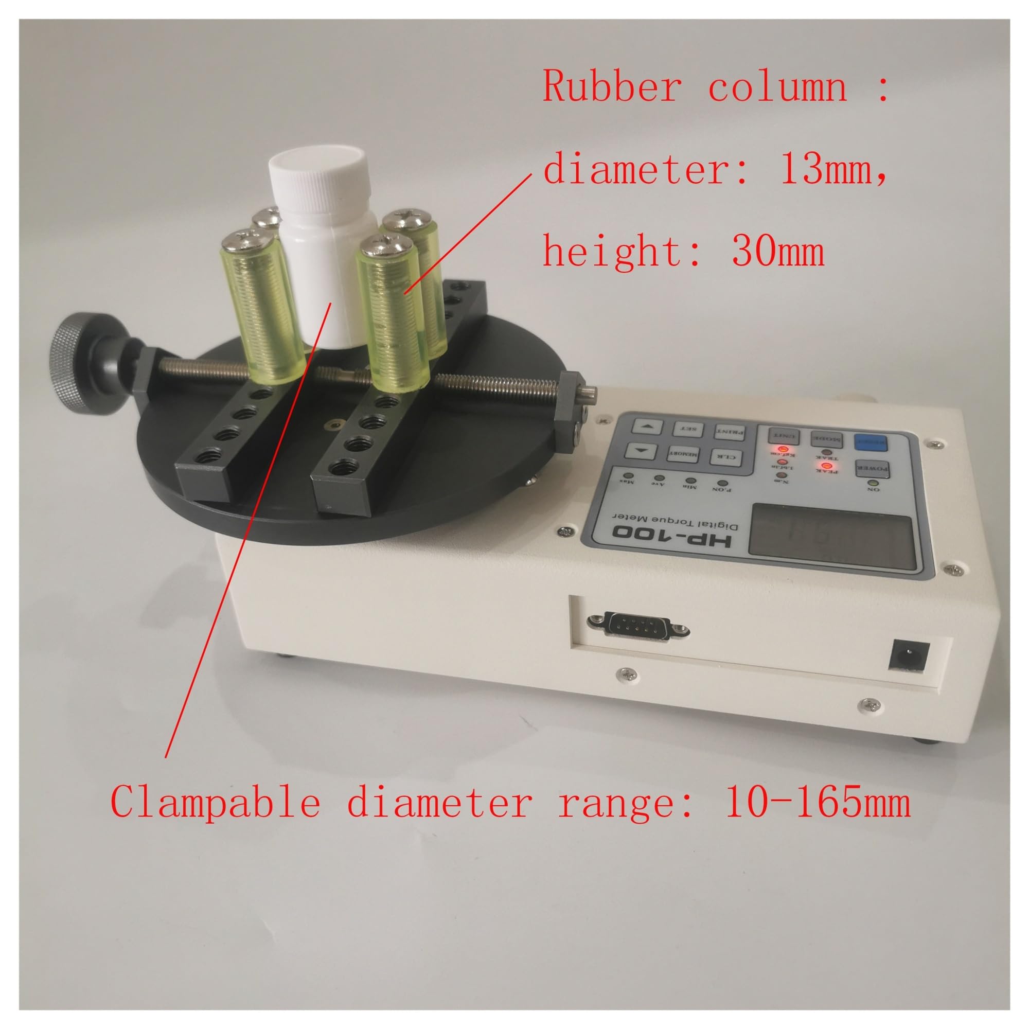 Llave dinamométrica, Medidor digital de torque for tapas de botellas, 100 kgf.cm/10 Nm(With software)