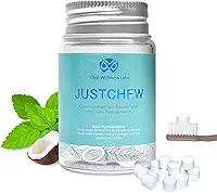 Pastilhas de pasta de dente – Nano hidroxiapatita, sem flúor e plástico, ecológico e adequado para viagens, creme dental clareador natural – Remineralize com NHA (1 frasco/1 mês
