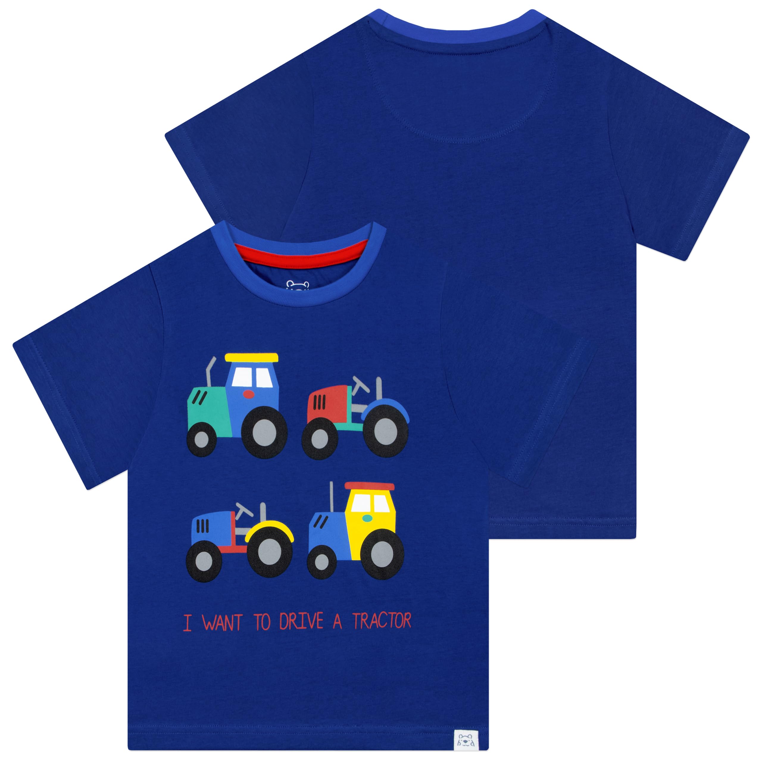 Harry Bear Pijama Corta para niños Tractores