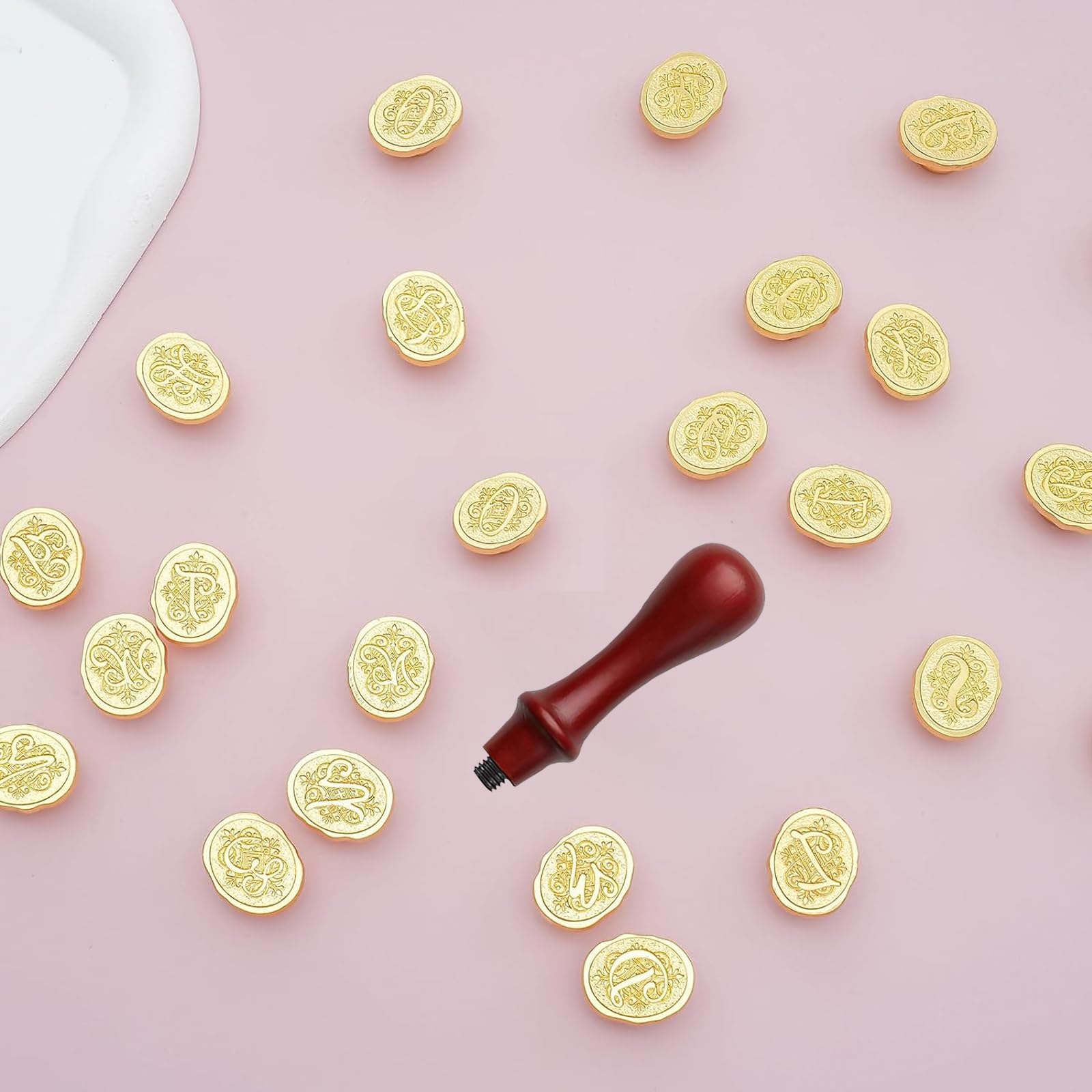 26 sellos de iniciales