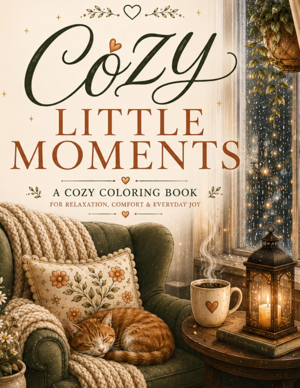 Cozy Little Moments: A Cozy Coloring Book for Relaxation, Comfort & Everyday Joy