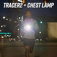 Vista 11 de noxgear Tracer2 Multicolor Light Up and Reflective Running Vest Rechargeable, Ultra-bright Running Lights for Runners