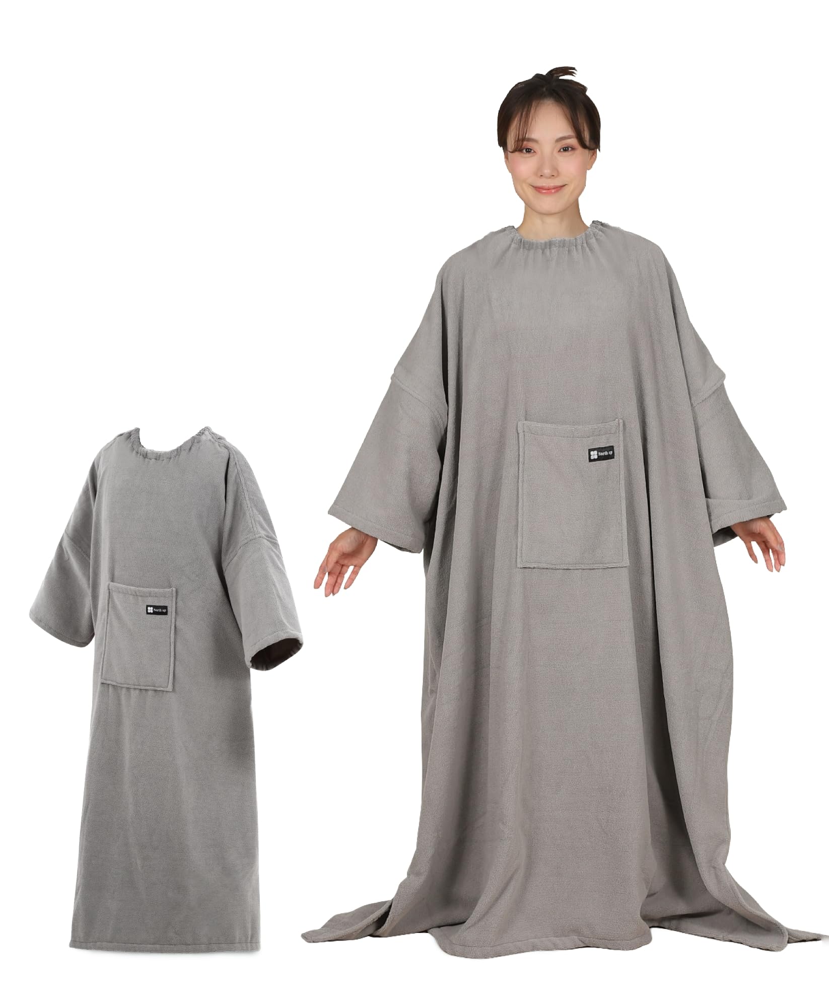 Amazon.co.jp: [Northup] 【サロンセラピスト監修】よもぎ蒸しポンチョ