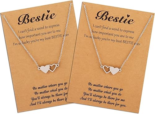 YANCHUN Regalos de cumpleaños para mejor amiga para mujeres, collares de amistad, collar de mejor amiga, collar de mejores amigos, collar para 2345,