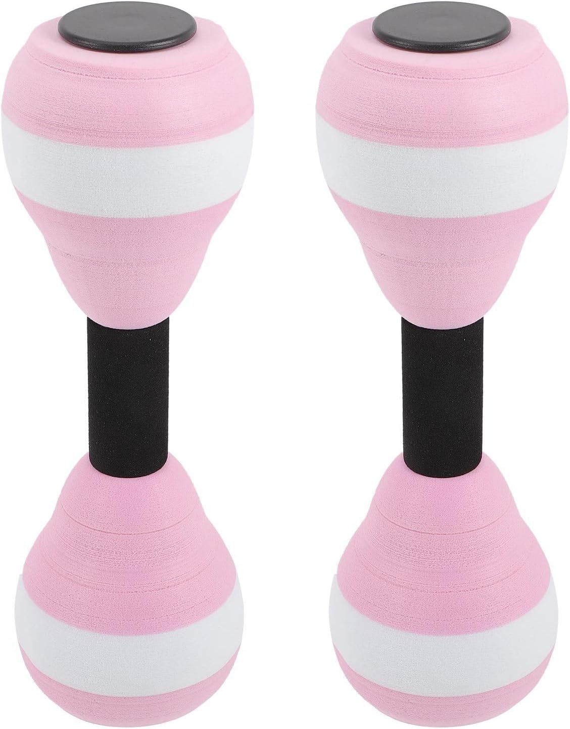1 Pair Aquatic Exercise Dumbells Water Aerobics Floating Dumbbell Fitness Barbells EVA Water Hand Bars for Pool Exercises Weight Loss