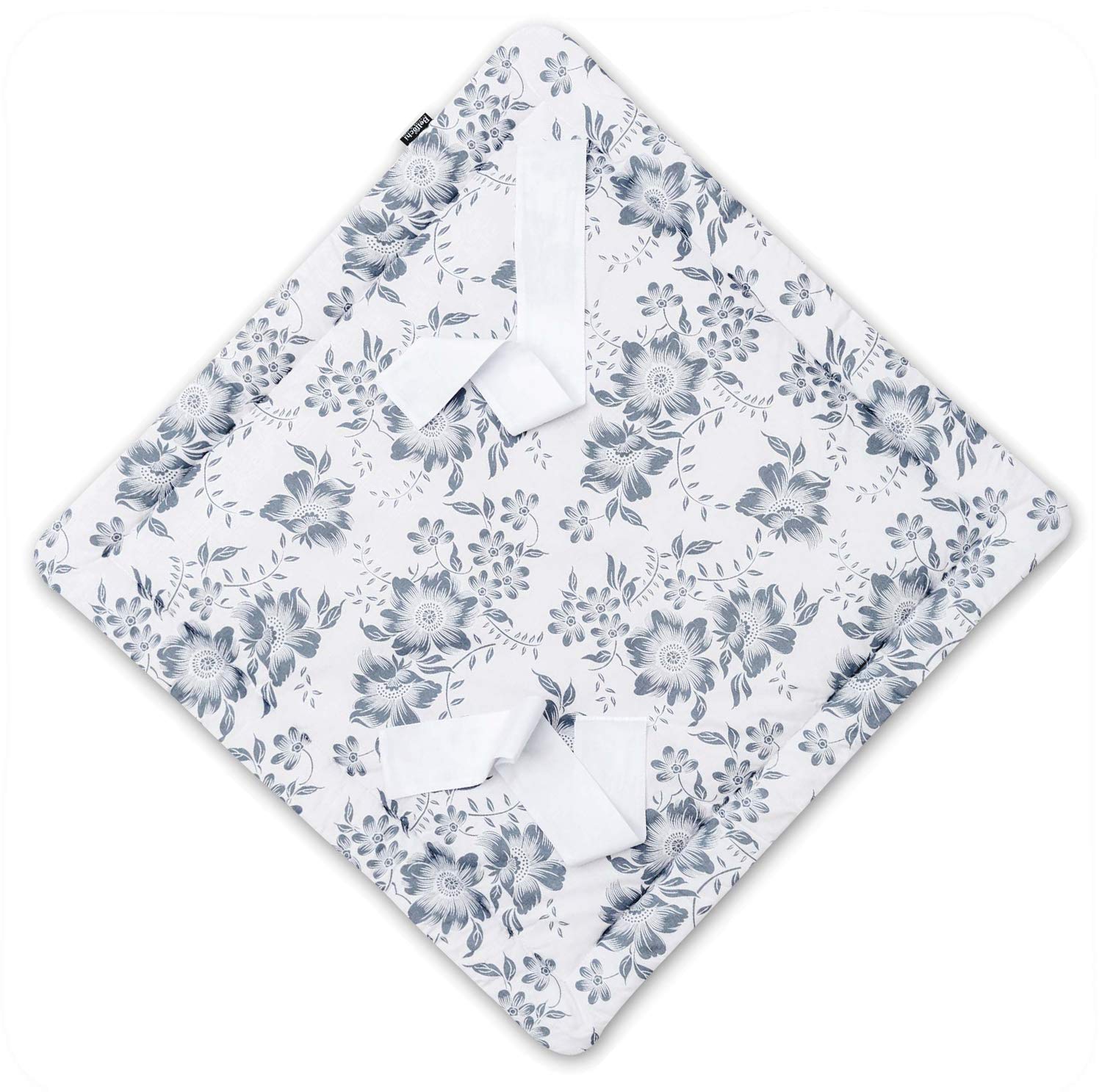 Bellochi kocyk do owijania dla niemowląt 2 w 1, 100% bawełna, kocyk do przewijania – 75 x 75 cm – do wózków dziecięcych, łóżeczka dziecięcego lub fotelika dziecięcego – całoroczny – certyfikat Öko-Tex – różowy jagodowy