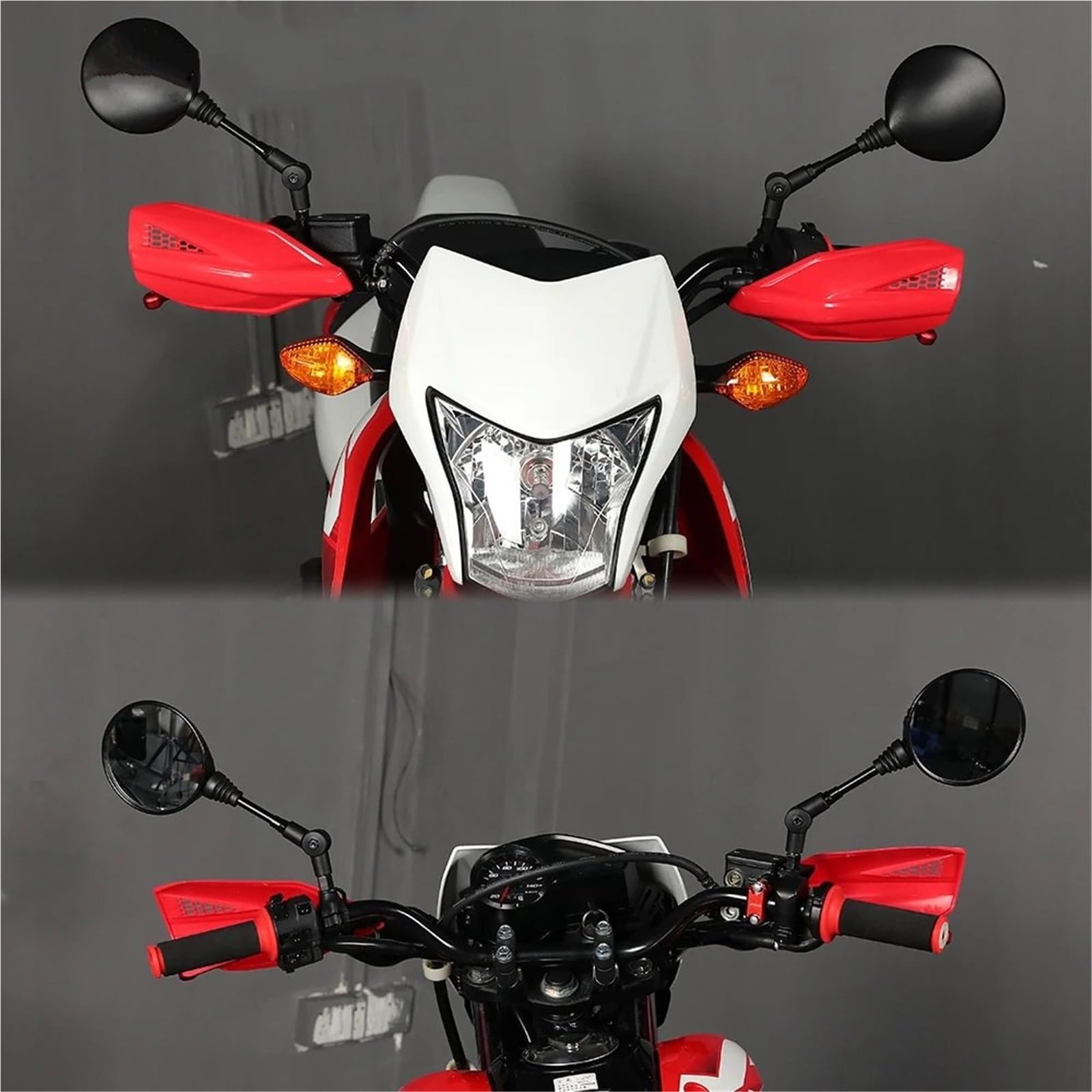 Per XRE 300 XR 650 600R 400 250 Motard CRF 250L 300L Rally Specchietti Retrovisori Moto Specchietto Retrovisore Laterale Regolabile