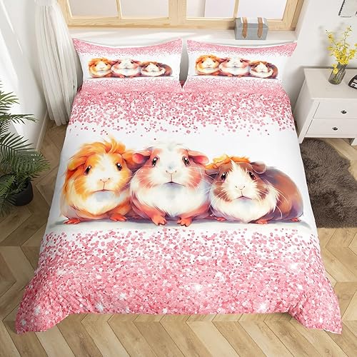 Vista 26 de Juego de funda de edredón de ajolote lindo para mujer, tamaño individual, 2 piezas, transpirable, caricatura, salamandra