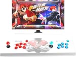 Hikig 2 Player led arcade buttons and joysticks DIY kit 2x joysticks + 20x led arcade buttons game controller kit for MAME and Raspberry Pi - Red + Blue Color