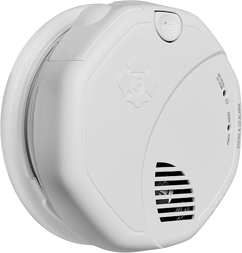 Miniatura 2 de First Alert BRK Interconnect - Alarma combinada de humo y monóxido de carbono con alertas de voz, 1 unidad