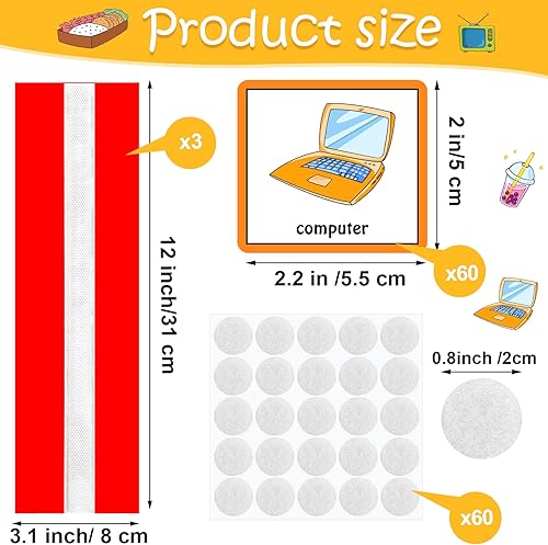Miniatura 2 de Geyee 60 tarjetas de horario visual para niños, tabla de rutina diaria, planificadora de pared, tarjetas a granel para autismo, materiales de
