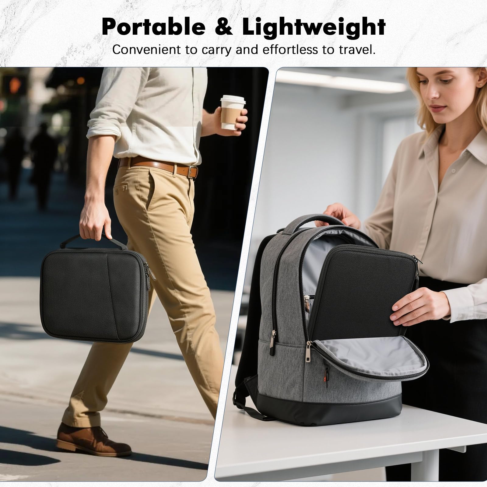MoKo 9-11 Manicotto per tablet Custodia per il trasporto con maniglia, Borsa da viaggio protettiva