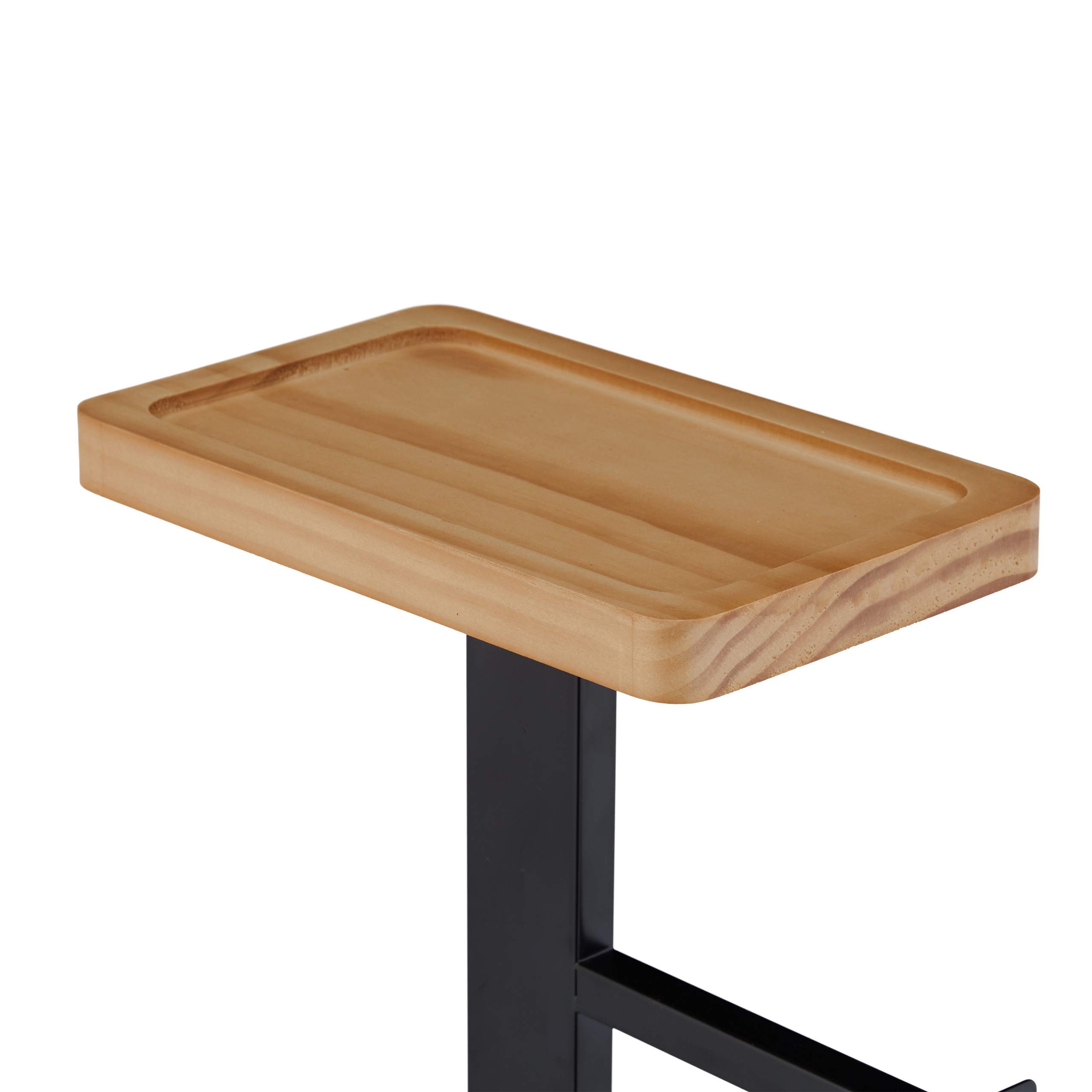 Relaxdays Piantana da Bagno con Ripiano, Design Moderno, Porta Rotolo, Portascopino, Misure HxLxP: 73 x 25 x 20 cm, Nero