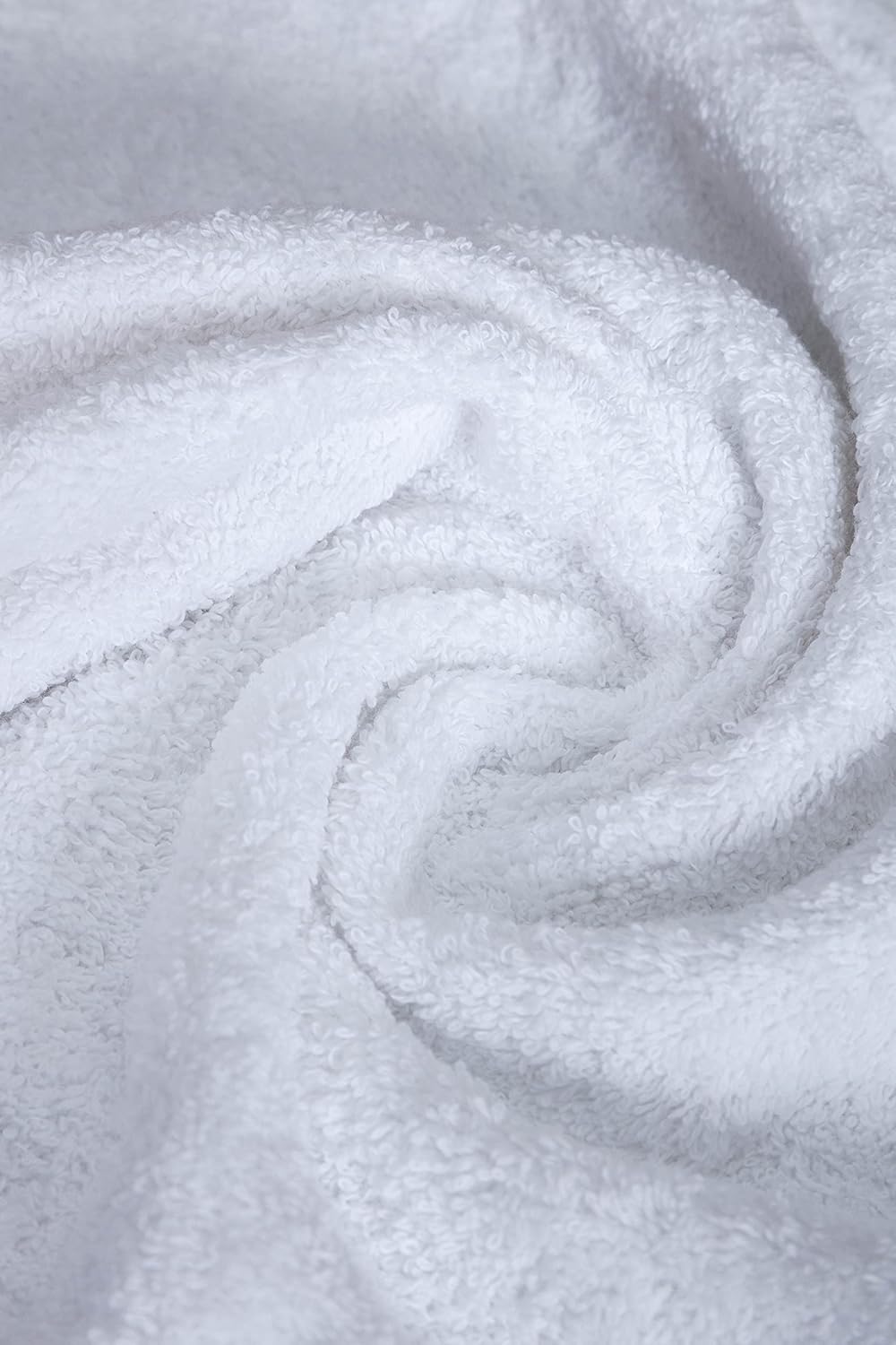 LA' HAMMAM FINE Living 6 Pieces Pack 16×28 inches Cotton Made Luxury Hand Towels for Face, Bathroom, Hotel, Gym & Spa | Soft Feel Fingertip, Quick Dry and Highly Absorbent Turkish Towels – White