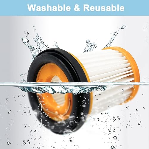 Miniatura 7 de Paquete de 8 filtros de vacío WV201 de repuesto para aspiradora de mano inalámbrica Shark Wandvac ION W1 S87 WV200, WV201, WV205, WV220, paquete de