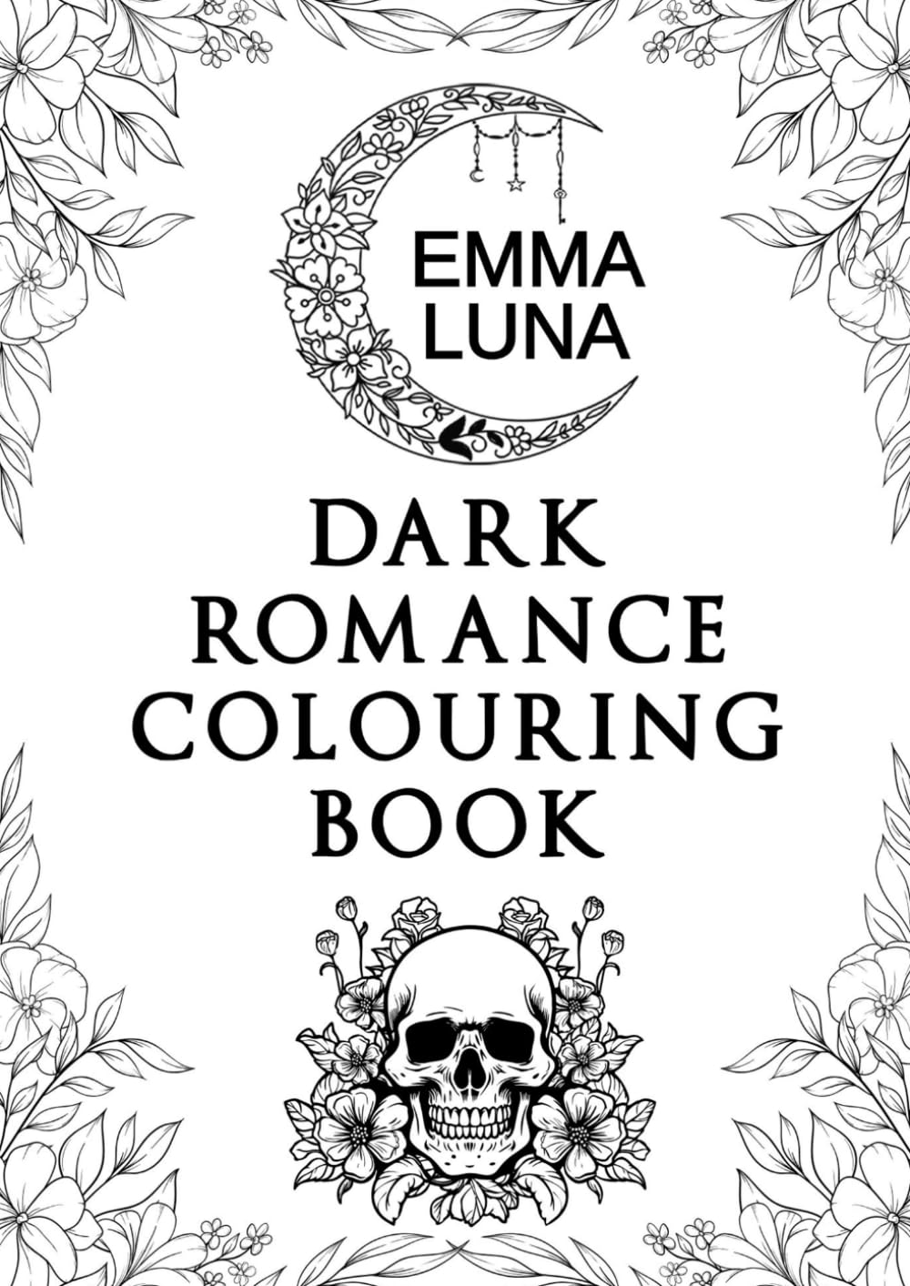 Emma Luna's Dark Romance Adult Colouring Book